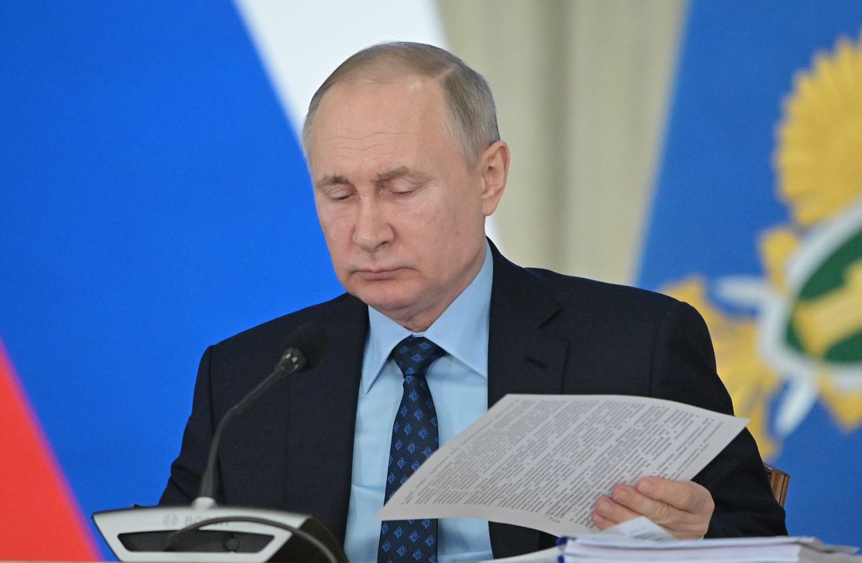 Президент РФ В. Путин принял участие в расширенном заседании коллегии Генпрокуратуры РФ