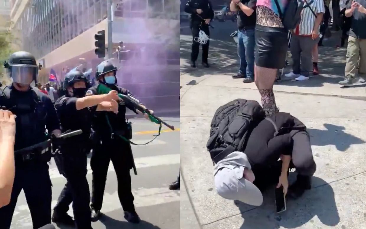 Лос-Анджелес протесты против трансгендеров