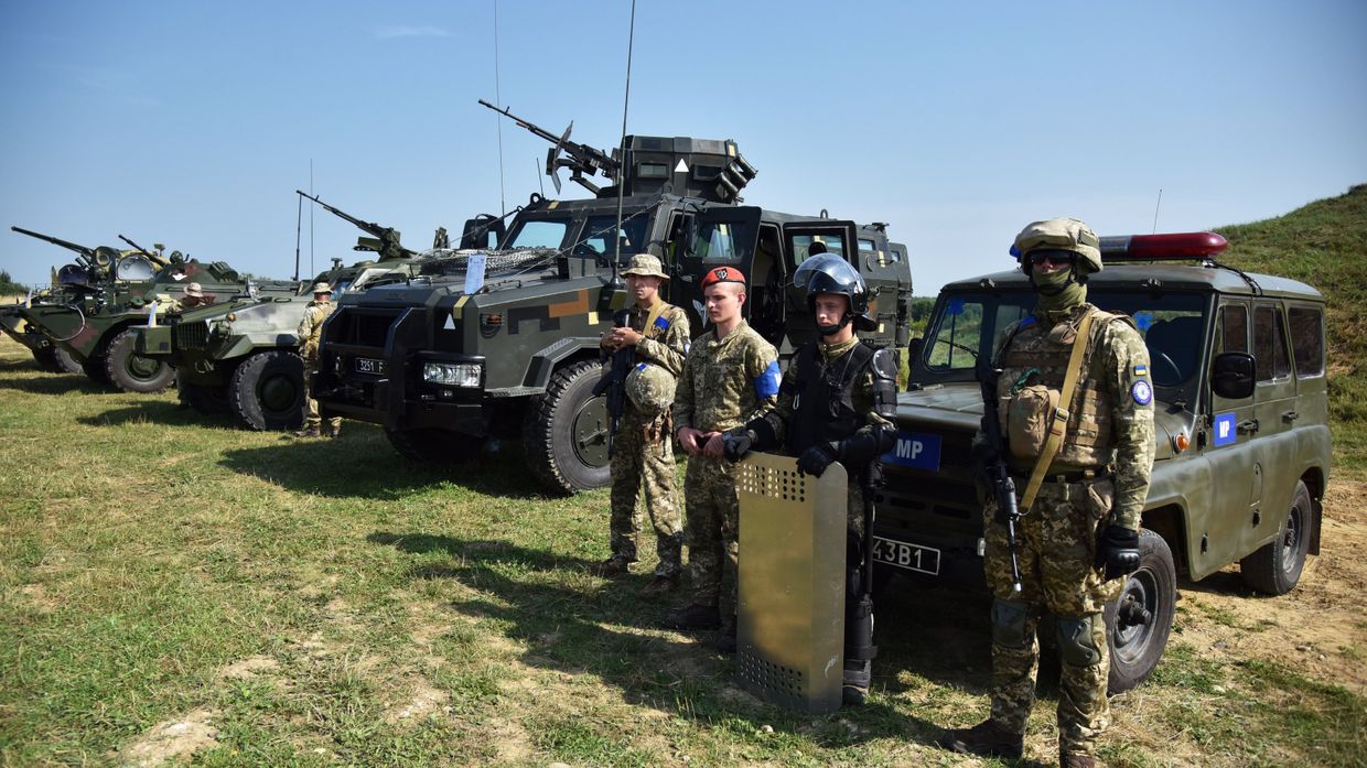 Совместные учения стран НАТО и Украины Три меча-2021