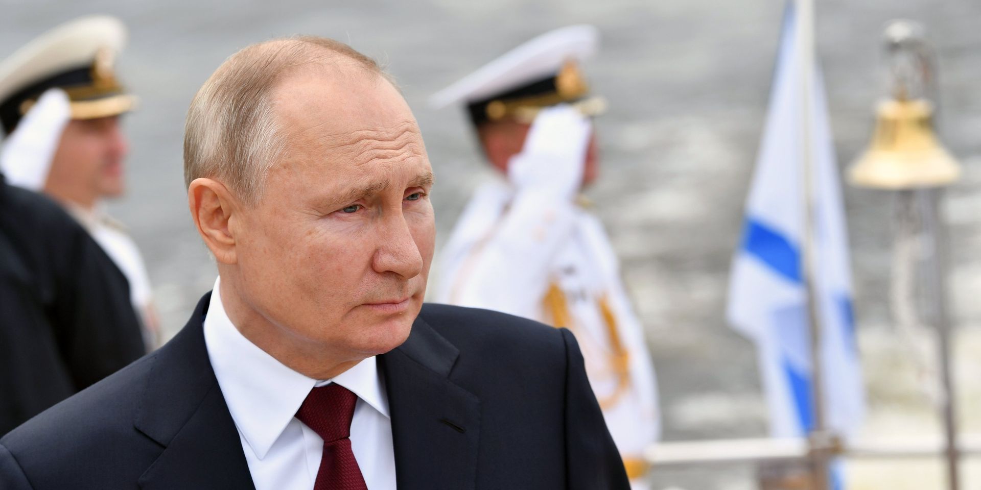 Президент РФ В. Путин принял участие в церемонии спуска на воду супертраулера Механик Сизов - ИноСМИ, 1920, 14.01.2022