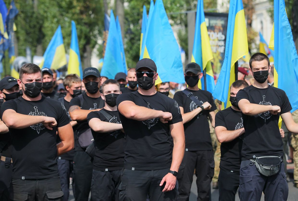 Марш защитников в Киеве