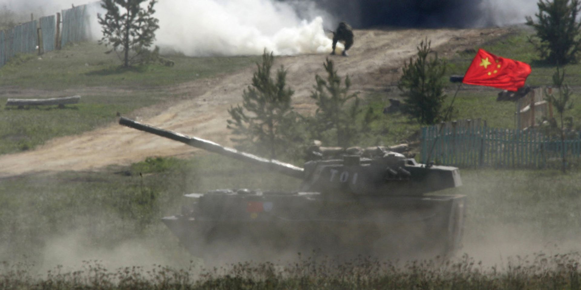 Совместные российско-китайские военные учения на полигоне Чебаркуль, Россия - ИноСМИ, 1920, 18.08.2022