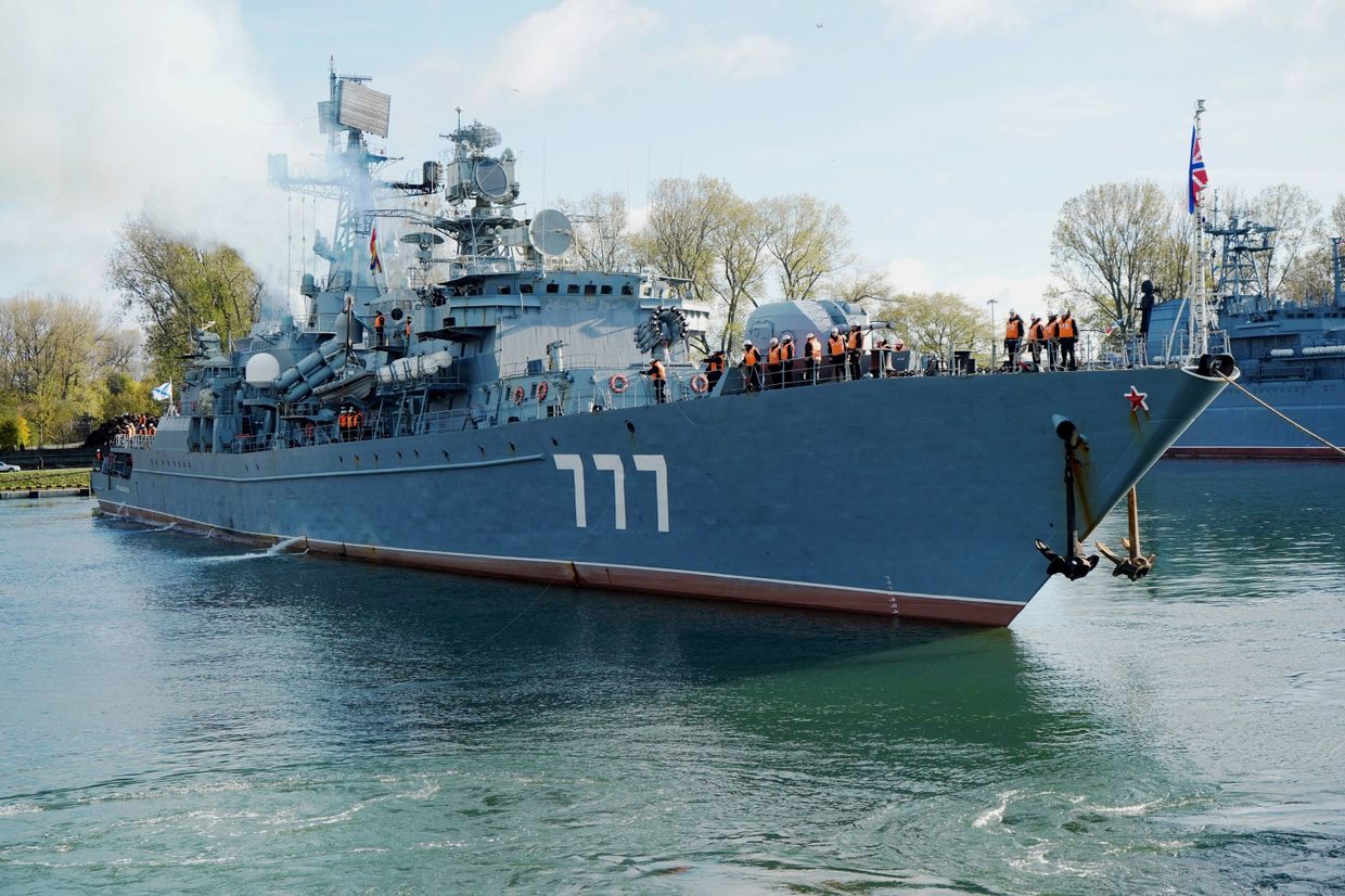 Прибытие сторожевого корабля Ярослав Мудрый в Балтийск