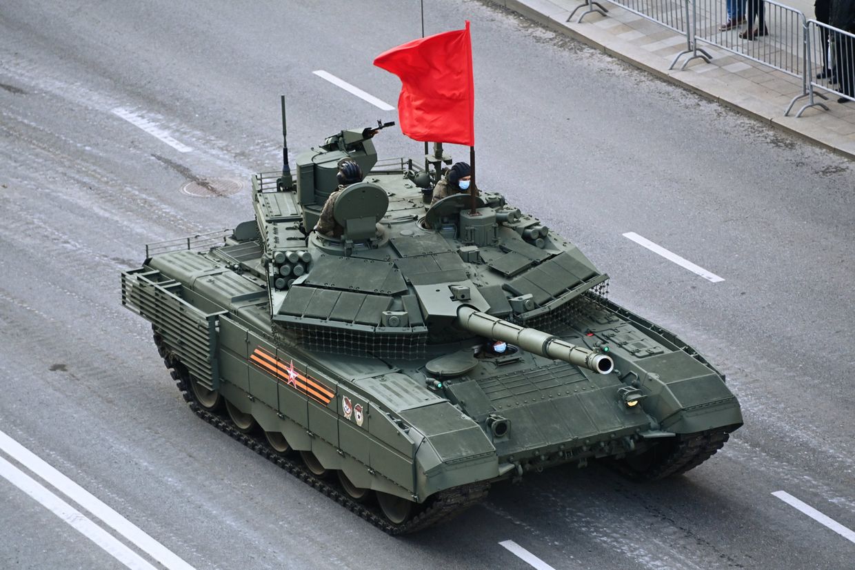 Ночная репетиция парада Победы в Москве