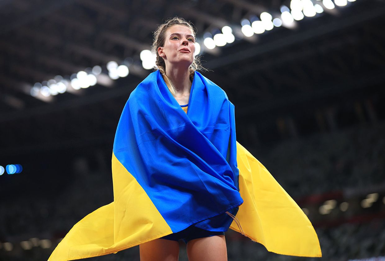 Украинская прыгунья в высоту Ярослава Магучих на ОИ в Токио