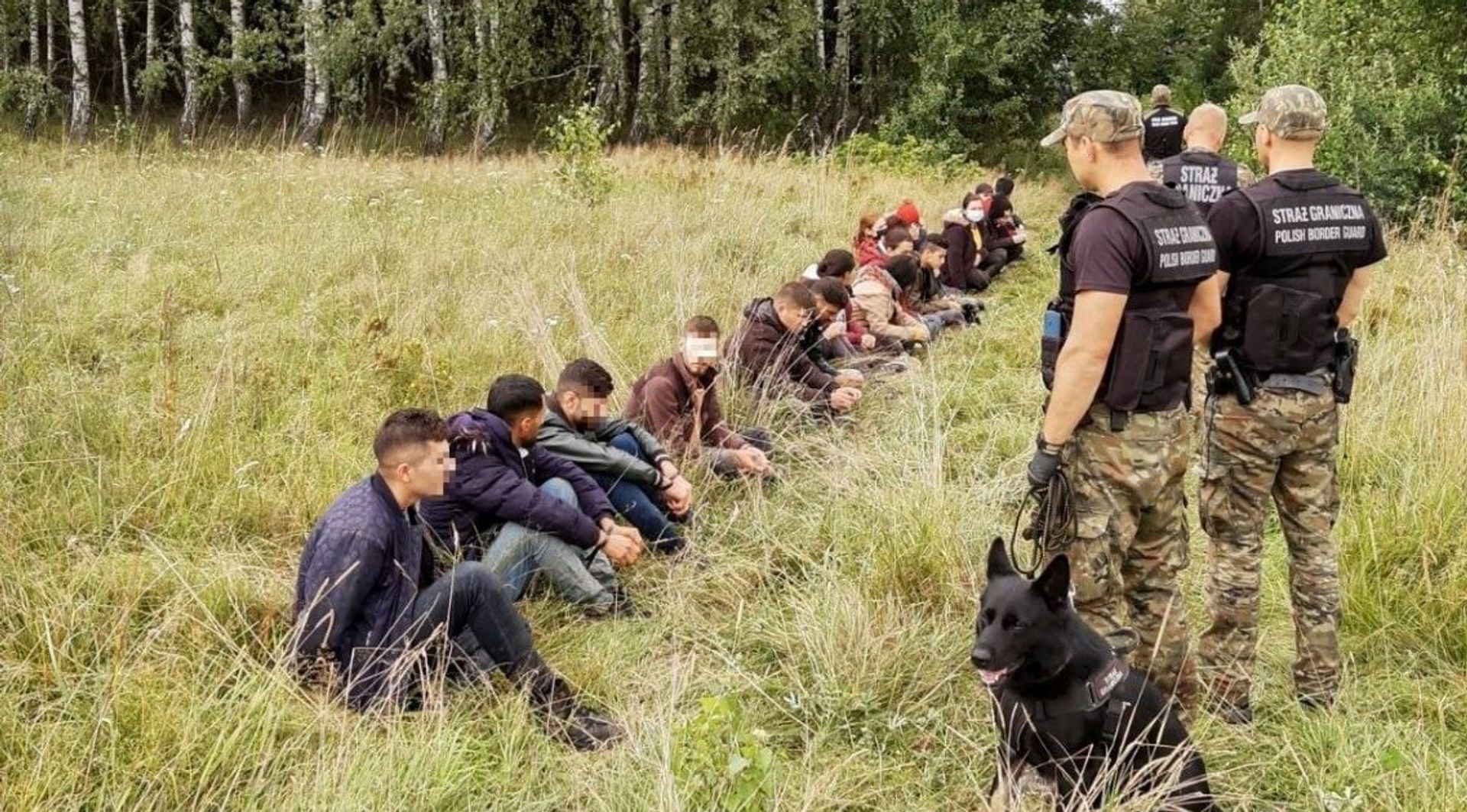Польские пограничники задержали людей, пытавшихся незаконно пересечь границу - ИноСМИ, 1920, 12.08.2021