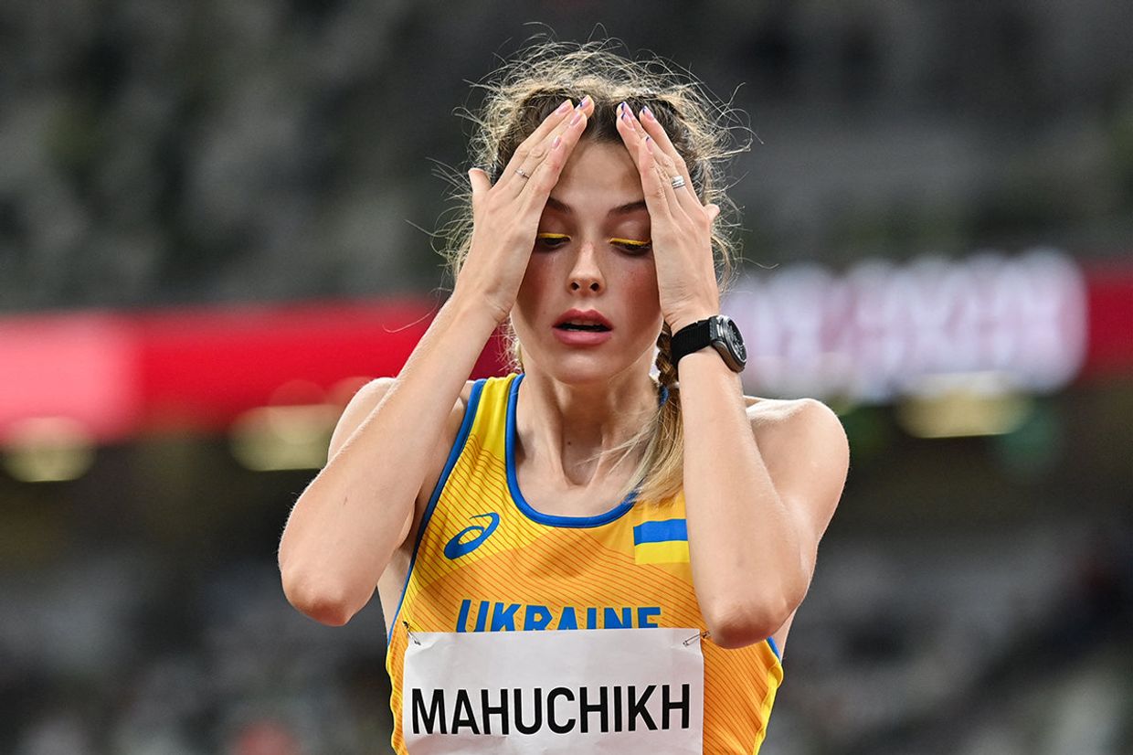 Бронзовая медалистка Ярослава Магучих из Украины на ОИ в Токио