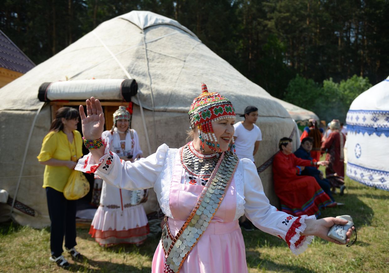 Праздник Сабантуй в городах России