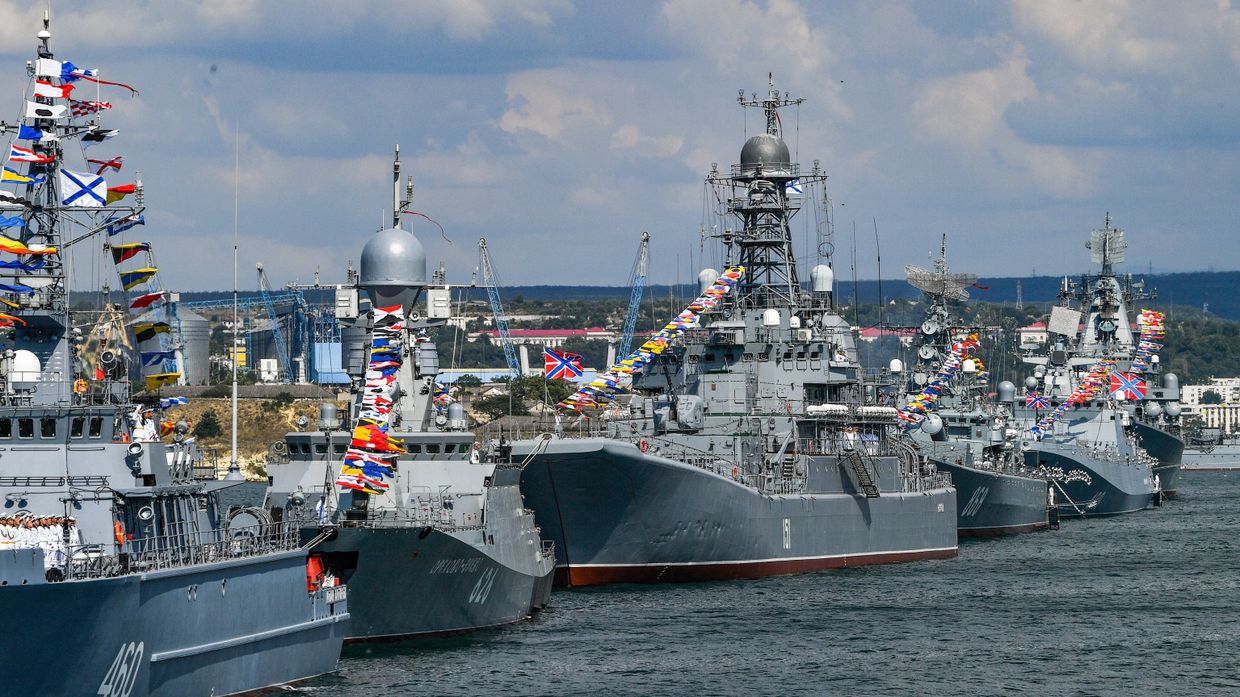 Репетиция парада ВМФ в Севастополе