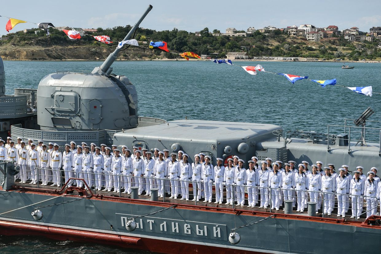 Репетиция парада ВМФ в Севастополе