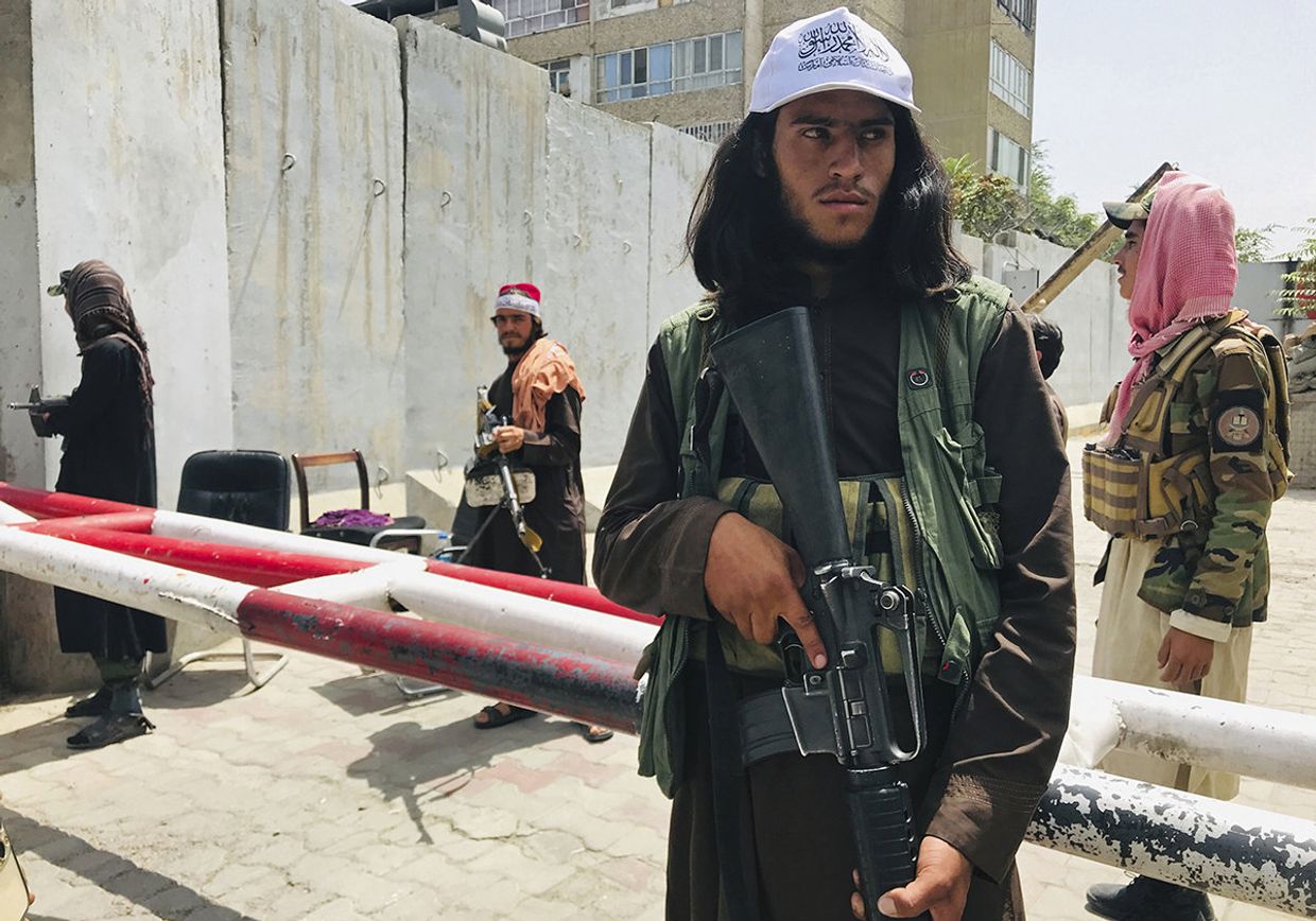 Боевики Талибана* в Кабуле, Афганистан