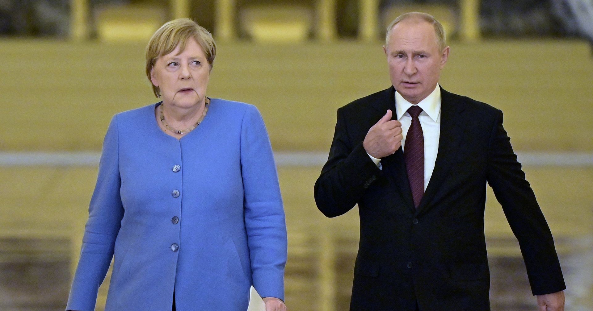 Встреча президента РФ В. Путина с канцлером Германии А. Меркель Встреча президента РФ В. Путина с канцлером Германии А. Меркель - ИноСМИ, 1920, 21.08.2021
