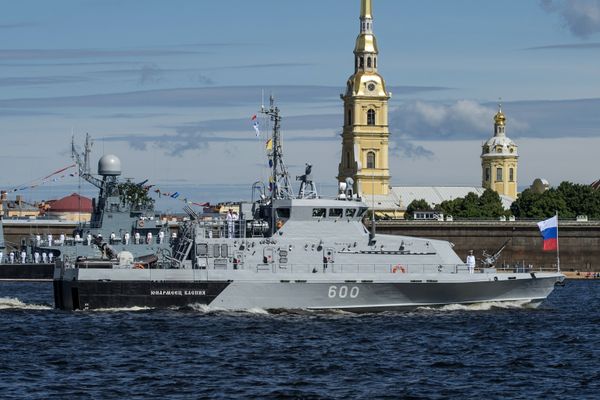 Противодиверсионный катер Юнармеец Каспия