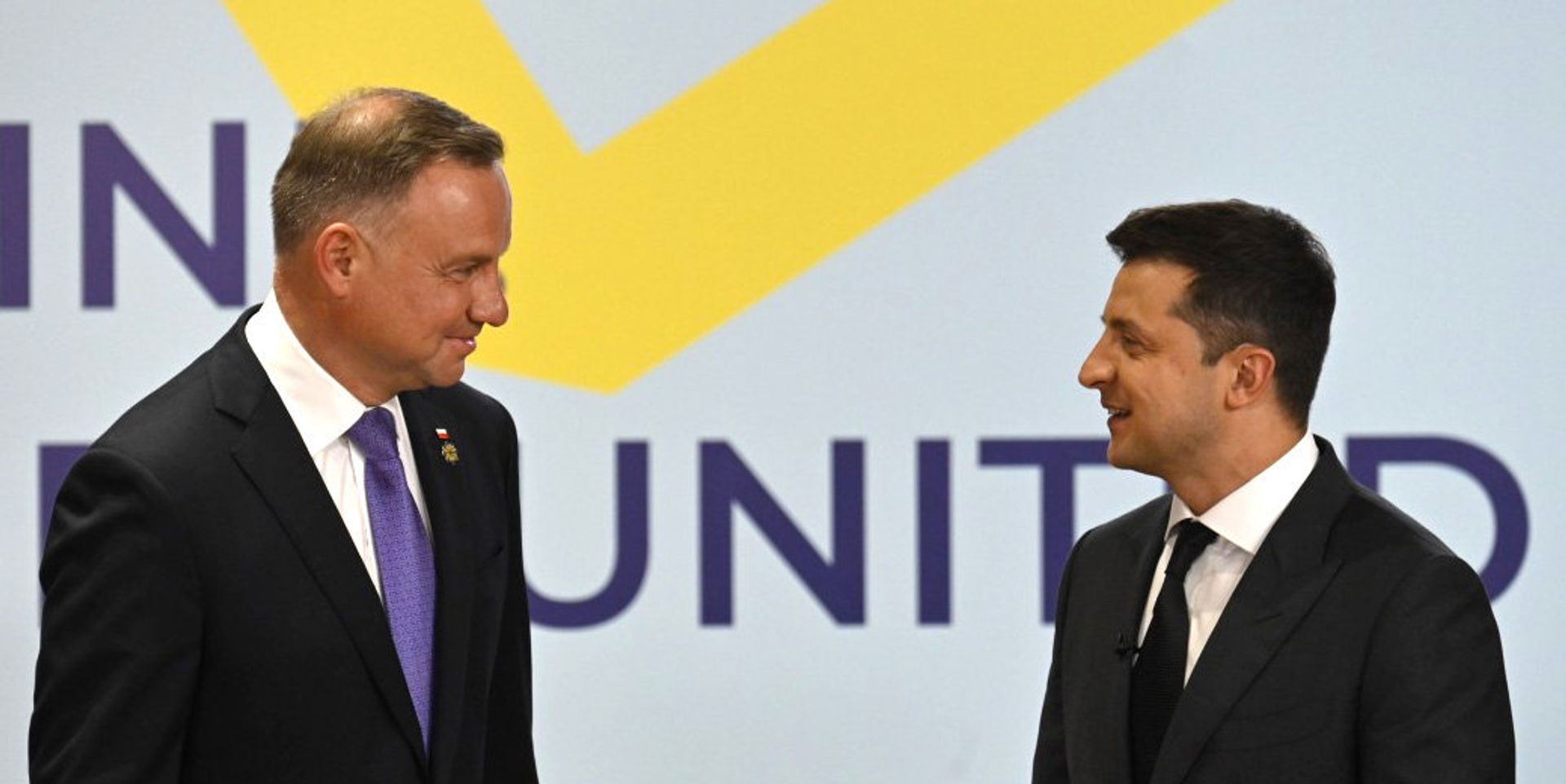 Президент Украины Владимир Зеленский и президент Польши Анджей Дуда на саммите «Крымская платформа» в Киеве - ИноСМИ, 1920, 23.08.2021