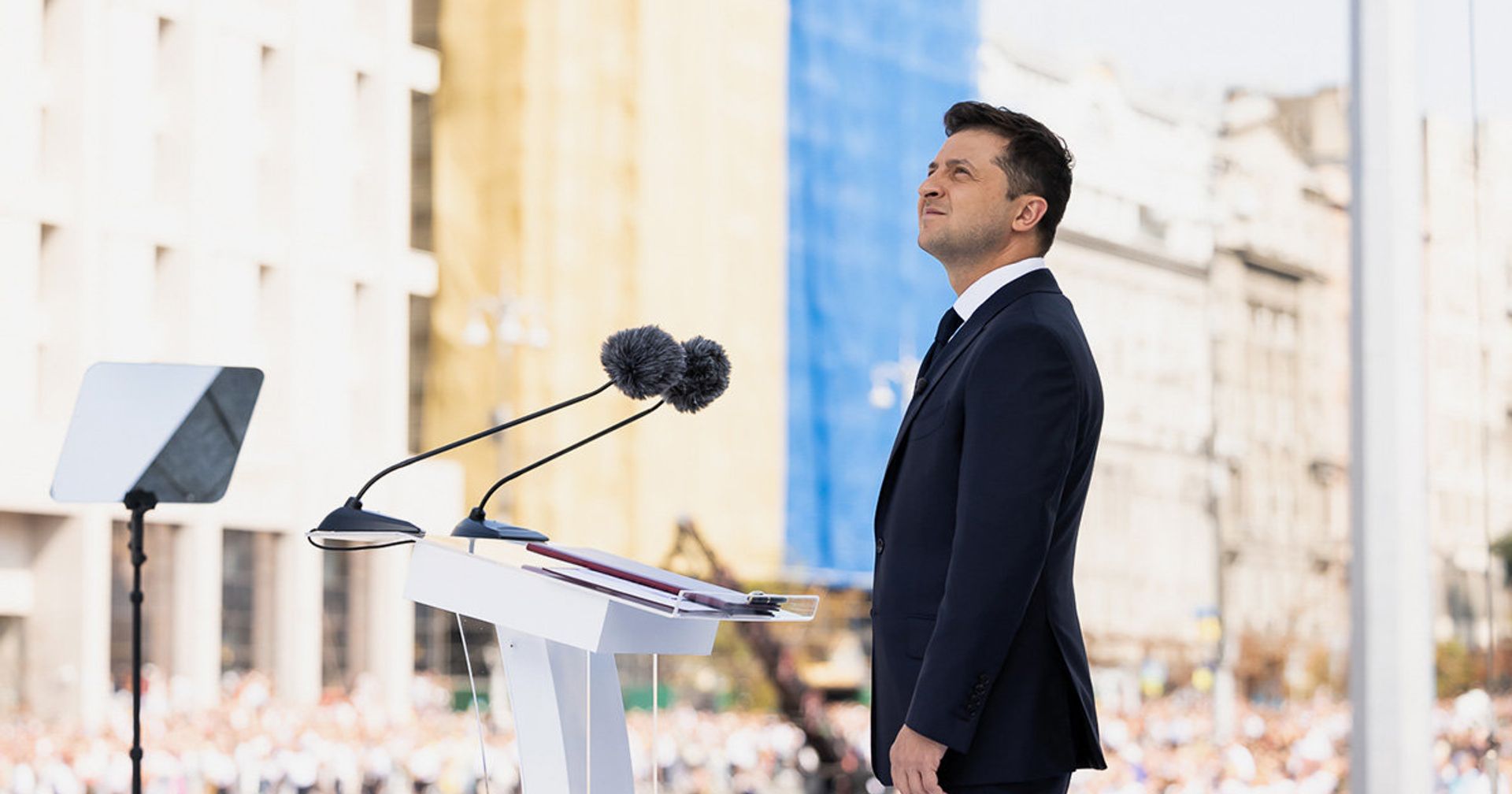 Президент Украины Владимир Зеленский на параде - ИноСМИ, 1920, 25.08.2021