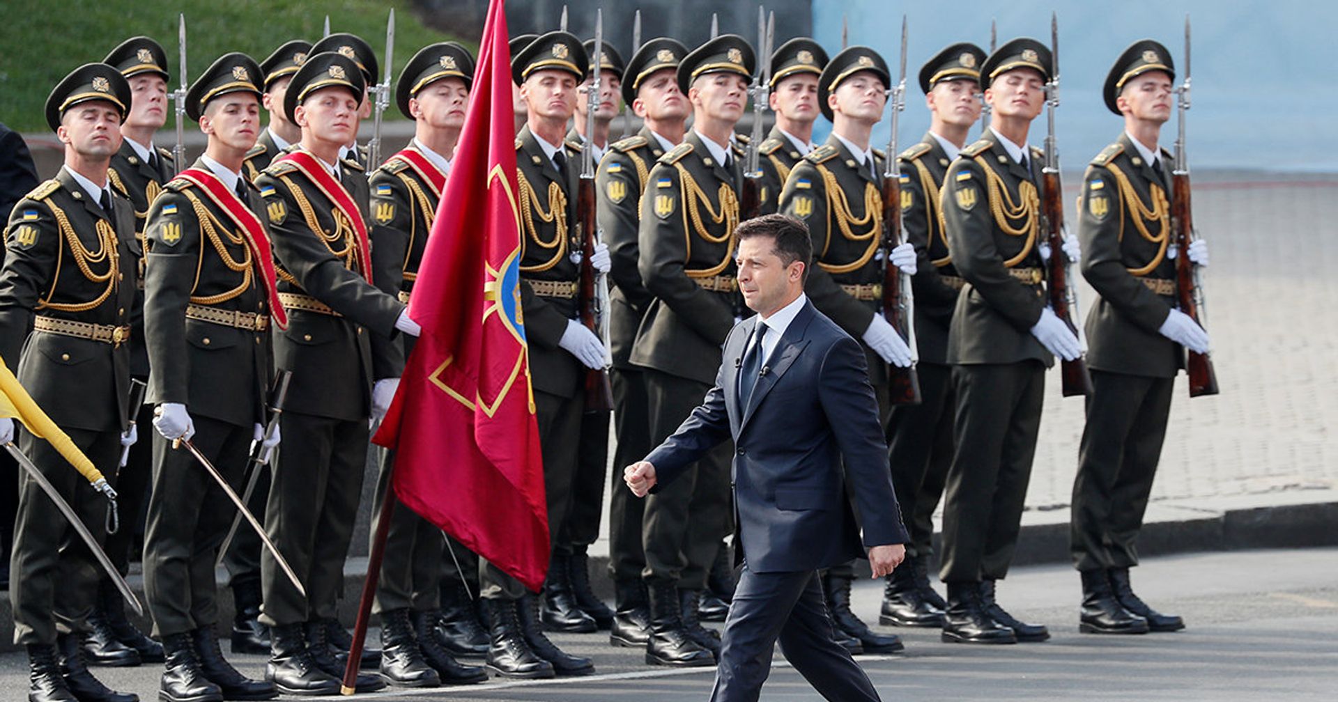 Президент Украины Владимир Зеленский на параде по случаю 30-й годовщины независимости Украины - ИноСМИ, 1920, 25.08.2021
