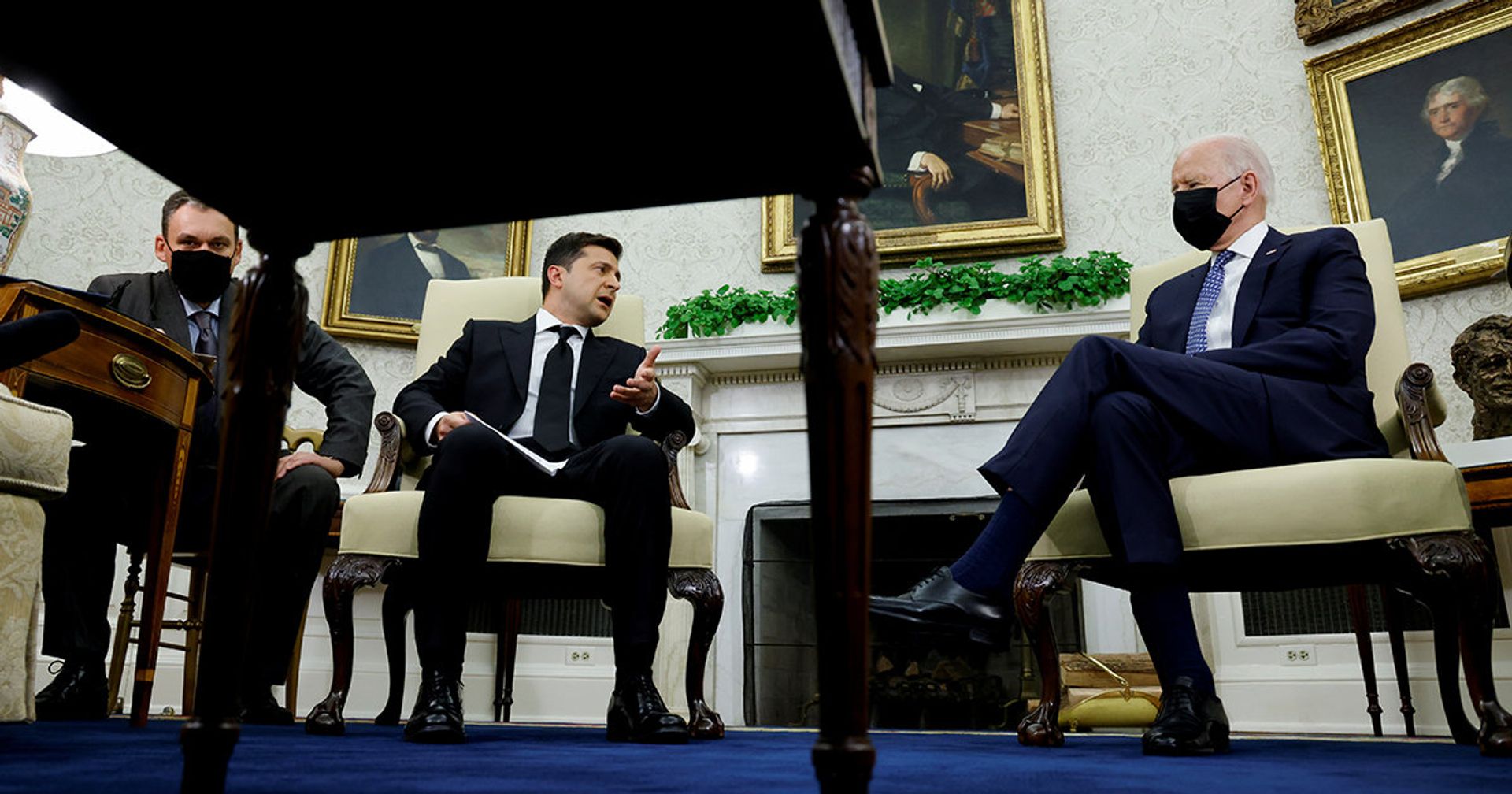 Президент Украины Владимир Зеленский и президент США Джо Байден в Овальном кабинете в Вашингтоне - ИноСМИ, 1920, 13.09.2021
