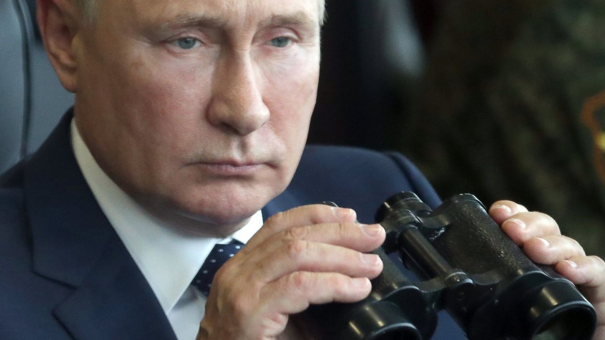 Президент РФ В. Путин посетил учения Запад -2021