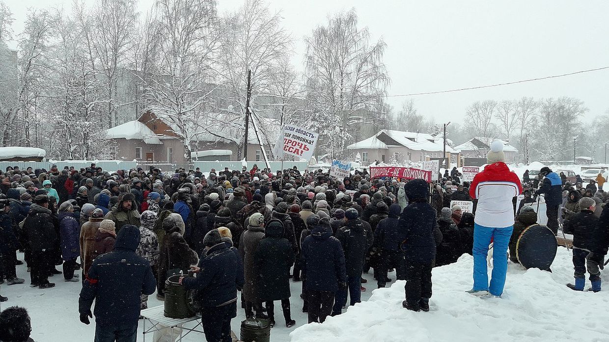 Протесты в Шиесе