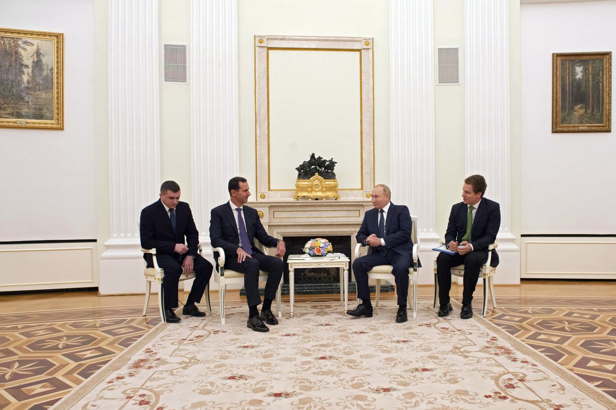Встреча президента РФ В. Путина с президентом Сирии Б. Асадом