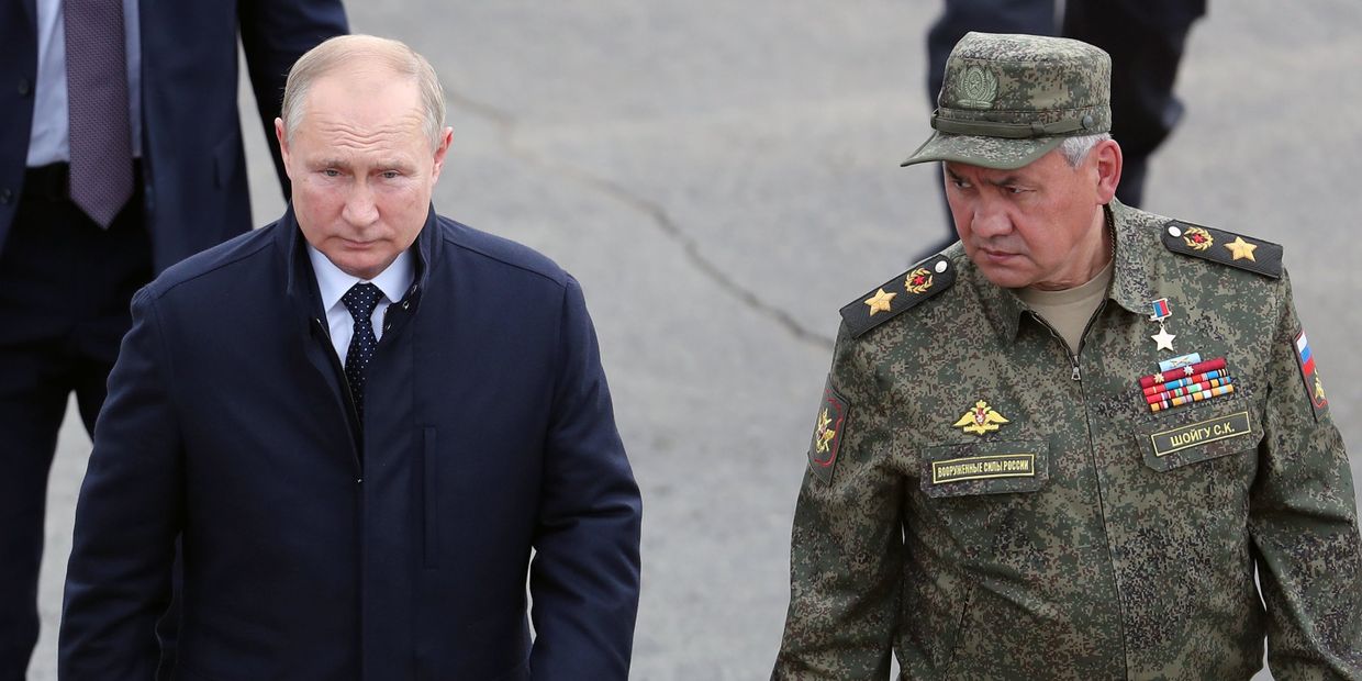 Президент РФ В. Путин посетил учения Запад -2021