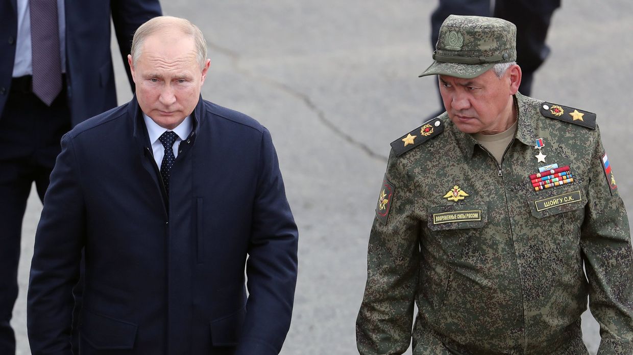 Президент РФ В. Путин посетил учения Запад -2021