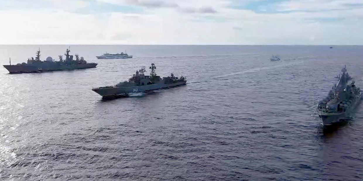 Крупные учения ВМФ России в Тихом океане