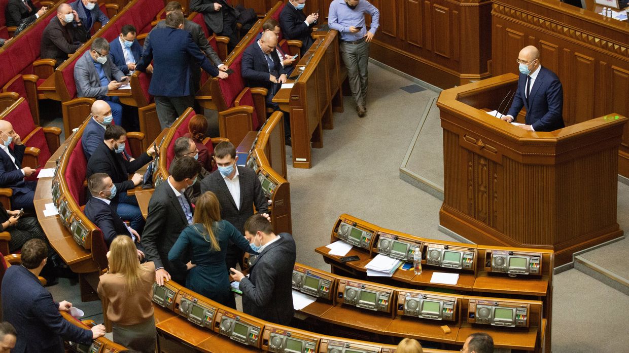 Заседание Верховной рады Украины