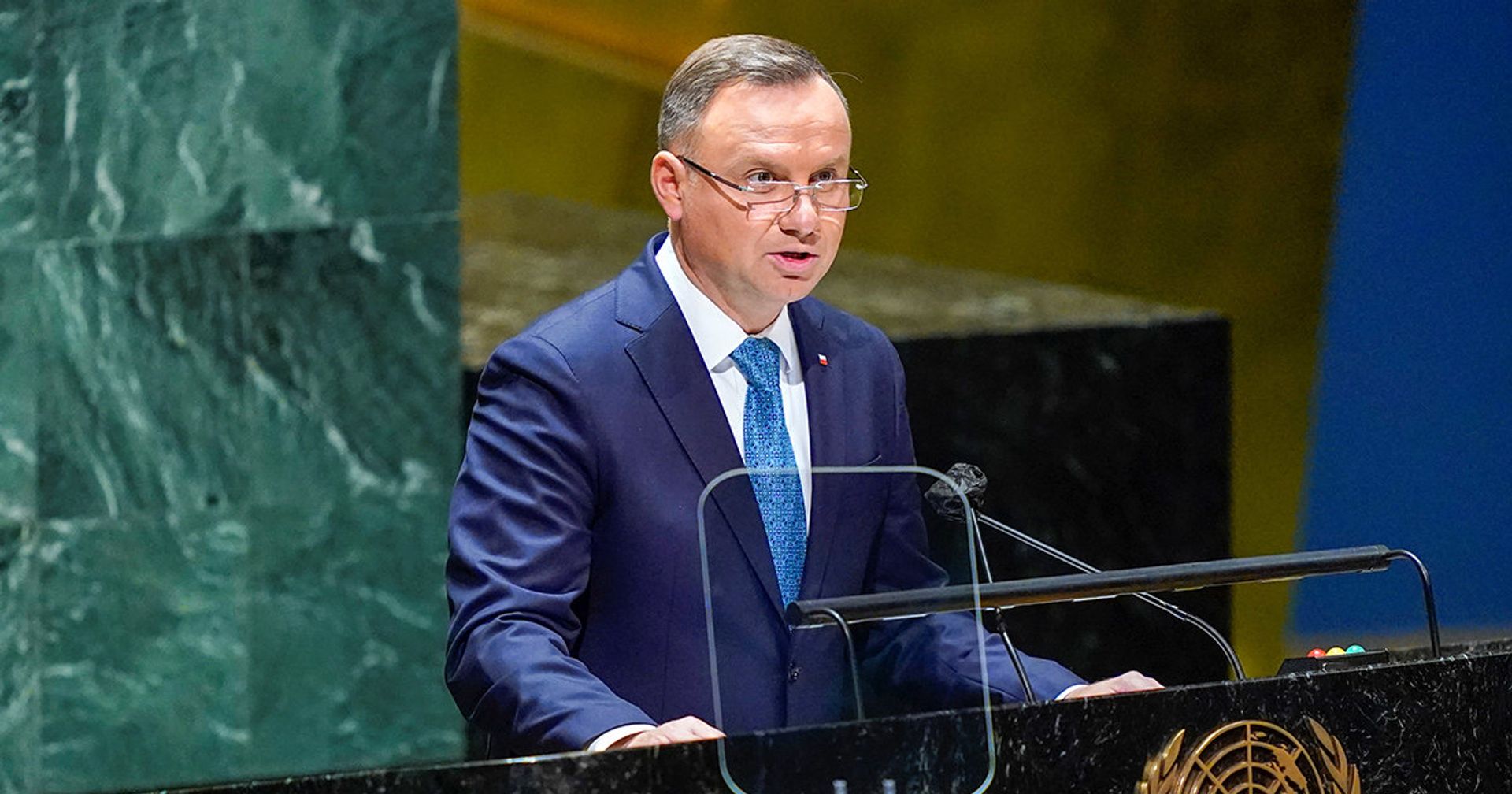 Президент Польши Анджей Дуда выступает на 76-й сессии Генеральной Ассамблеи в Штаб-квартире ООН в Нью-Йорке - ИноСМИ, 1920, 24.09.2021