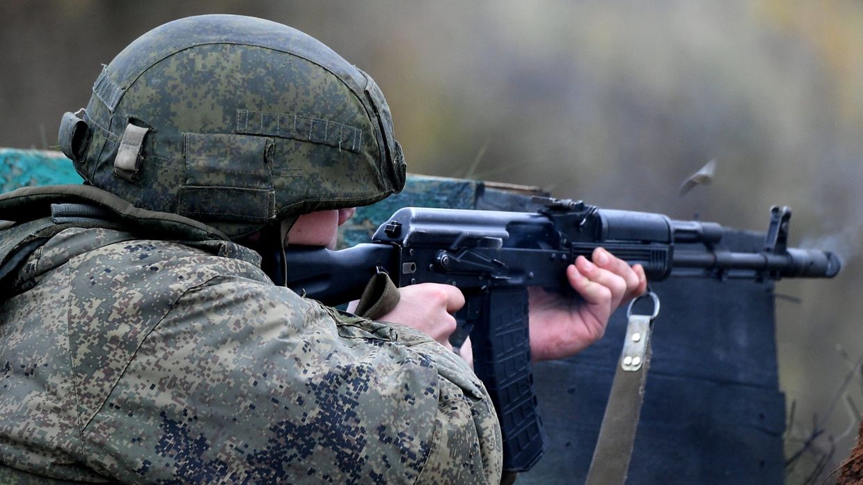Показные занятия военнослужащих танковой армии Западного военного округа