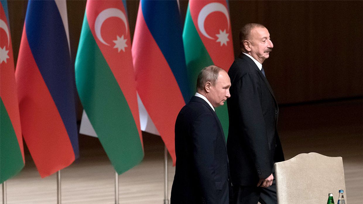 Рабочий визит президента РФ В. Путина в Азербайджан