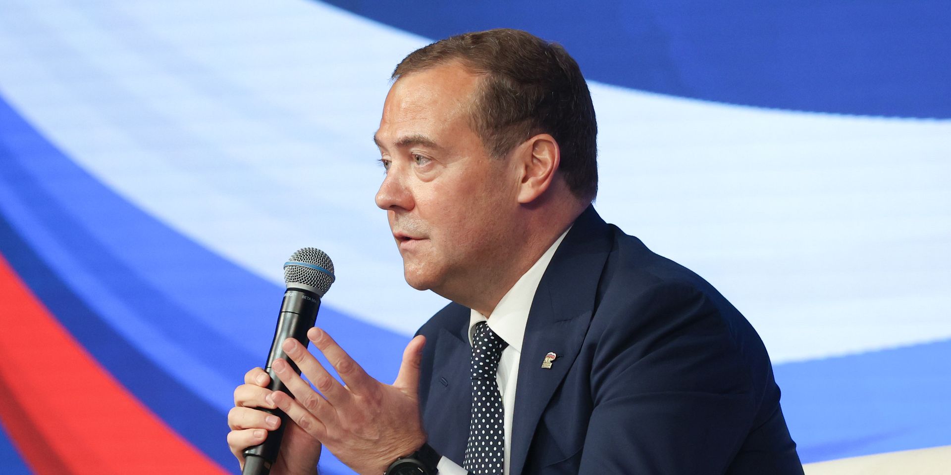 Председатель Единой России, зампред Совбеза РФ Д. Медведев провел заседание бюро высшего и генерального советов партии - ИноСМИ, 1920, 15.10.2022