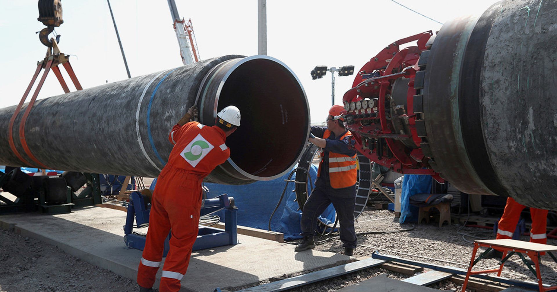 Строительная площадка газопровода Северный поток-2 в Ленинградской области - ИноСМИ, 1920, 13.10.2021