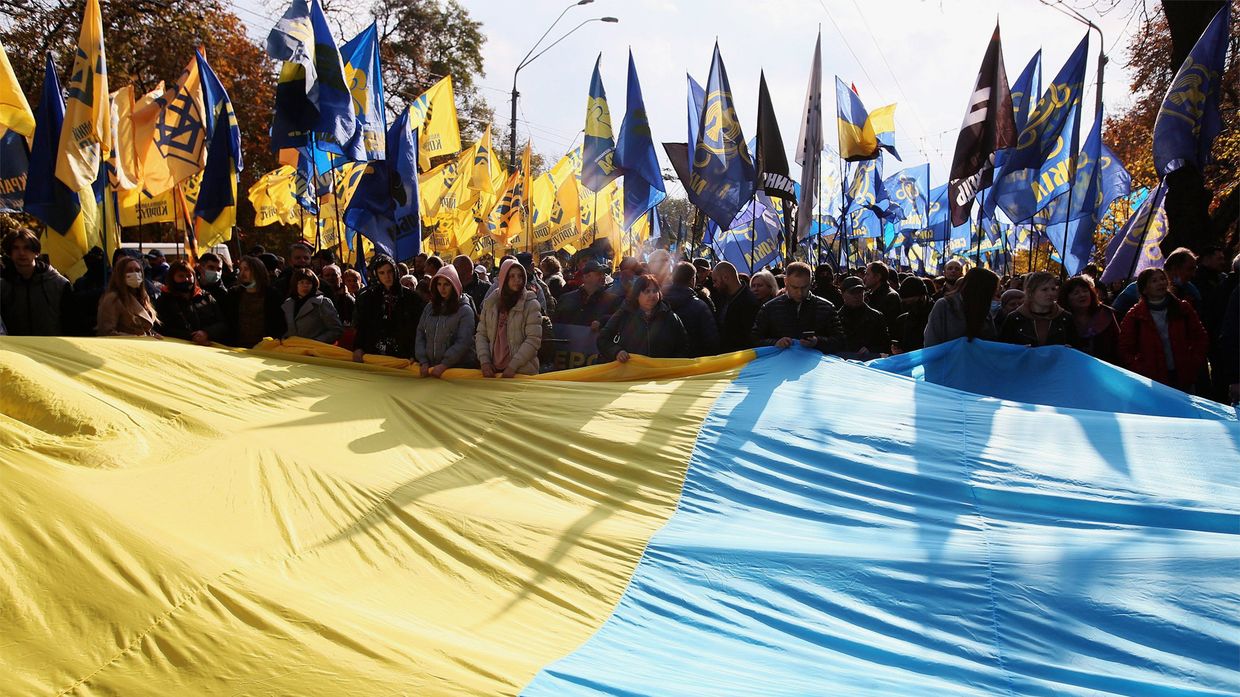 Марш националистов в честь Дня защитника Украины