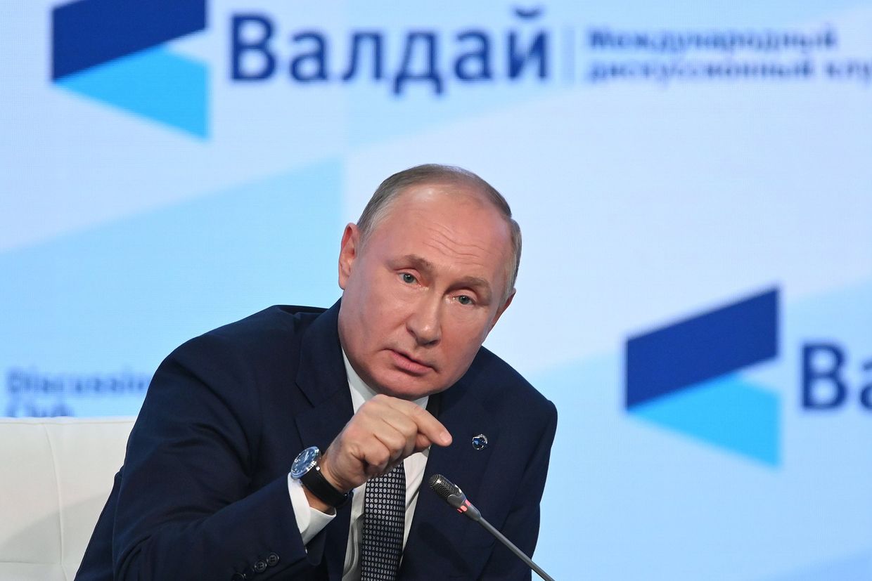 Президент РФ В. Путин принял участие в заседании клуба Валдай