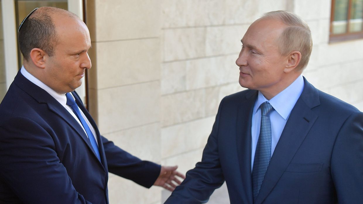Президент РФ В. Путин встретился с премьер-министром Израиля Н. Беннетом