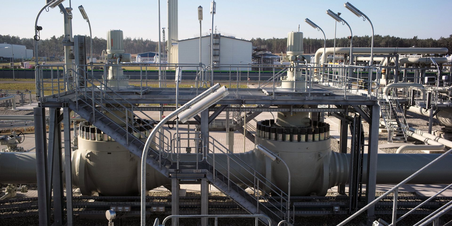 Береговые объекты газопровода Северный поток - 2 в городе Любмин в Германии - ИноСМИ, 1920, 08.11.2021