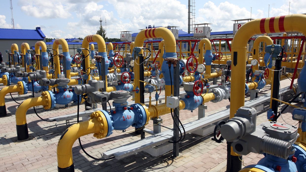 Мозырское газохранилище в Белоруссии
