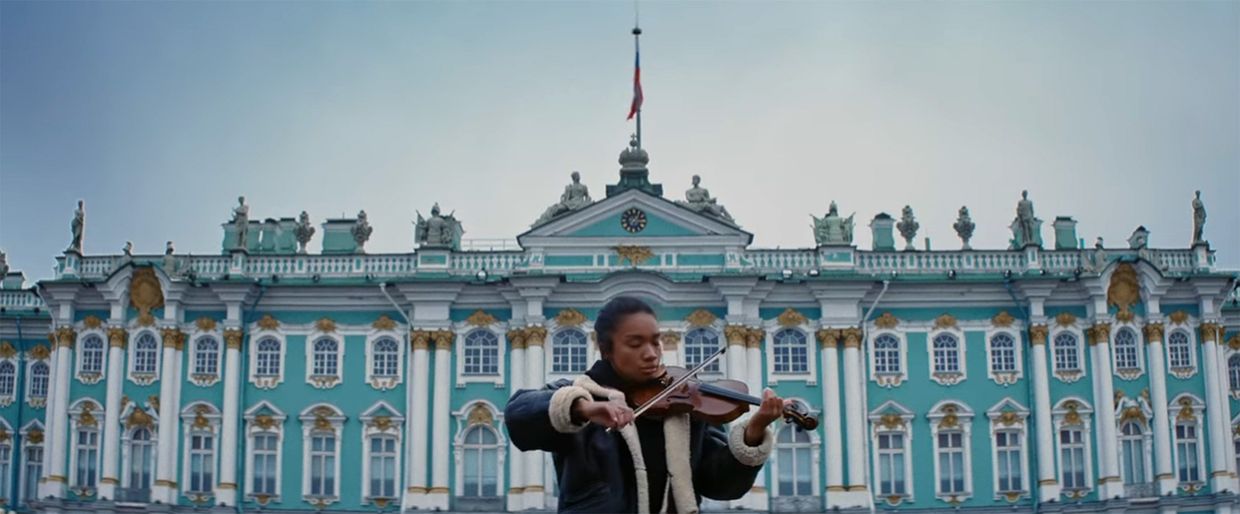 In Russia - в России