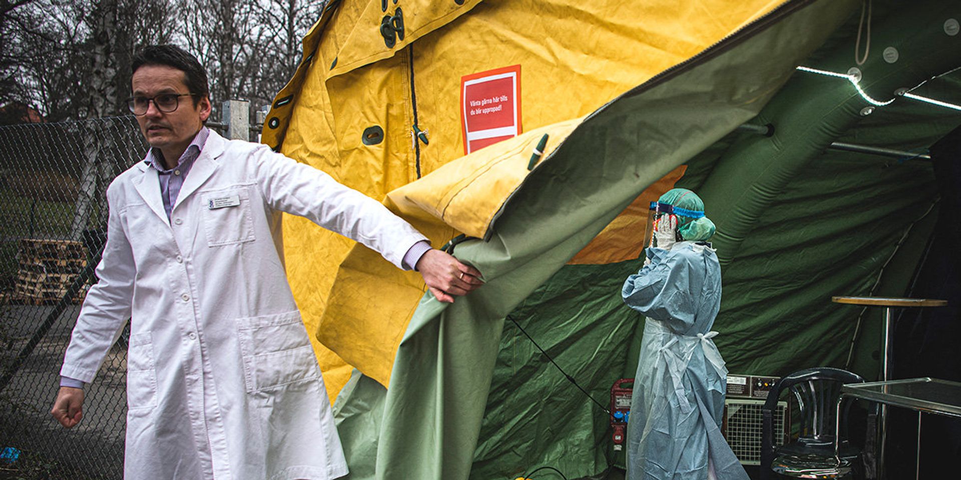 Палатка для приема больных covid-19 в Стокгольме, Швеция Палатка для приема больных covid-19 в Стокгольме, Швеция - ИноСМИ, 1920, 28.10.2021