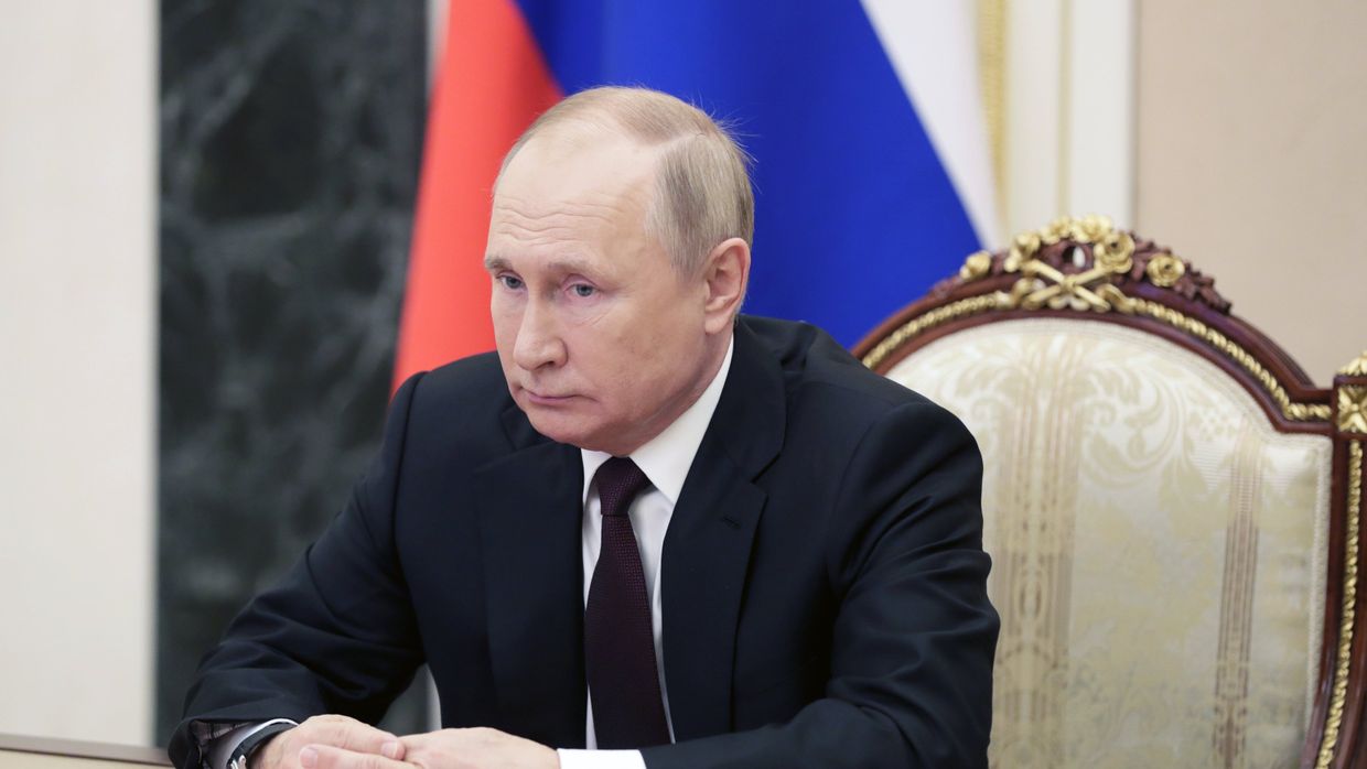 Президент РФ В. Путин провел заседание Совбеза РФ