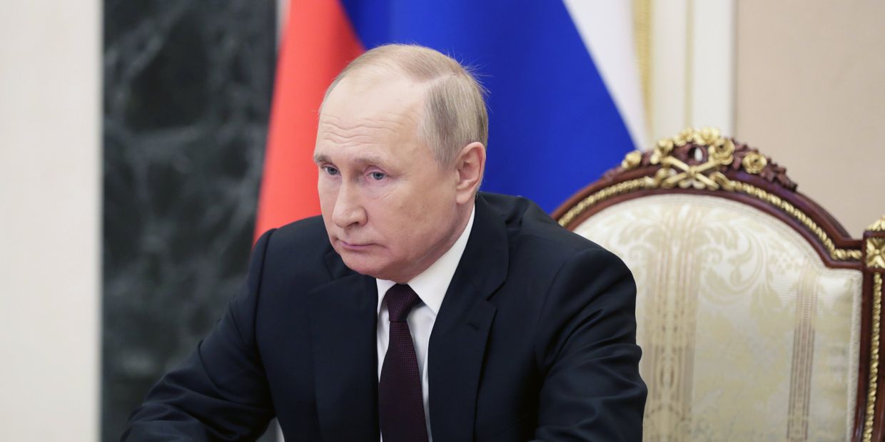 Президент РФ В. Путин провел заседание Совбеза РФ