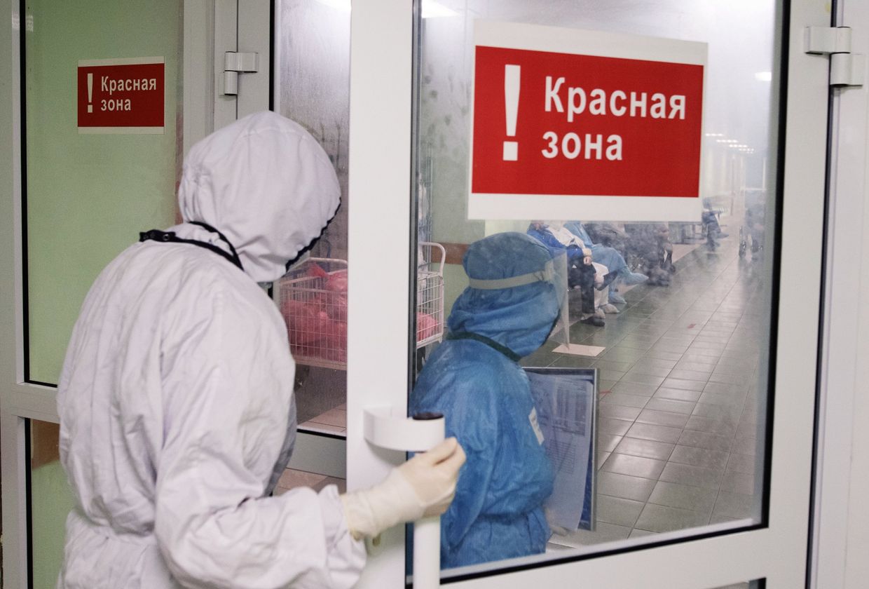 Госпиталь для больных COVID-19 в ГКБ № 15 имени О. М. Филатова