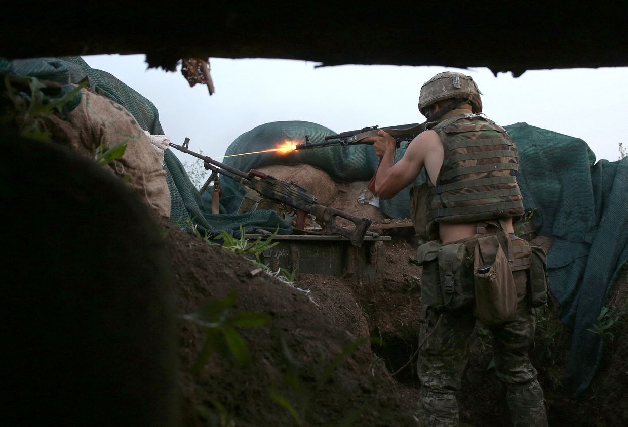 Украинский военнослужащий