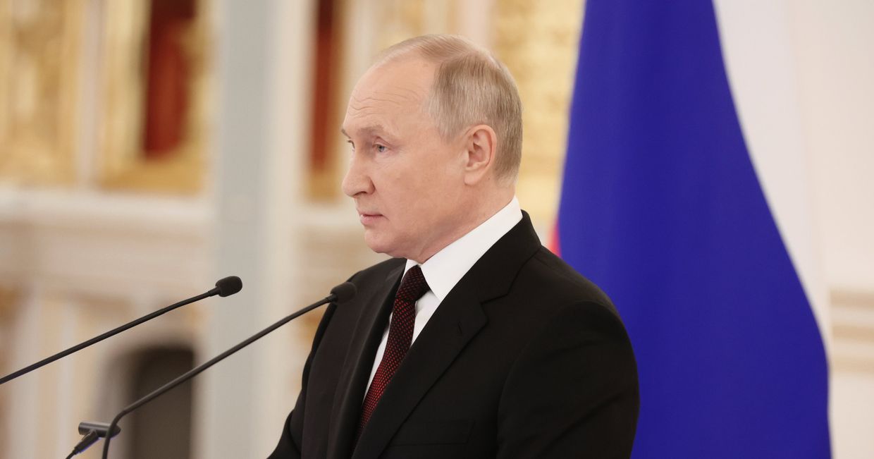 Президент РФ В. Путин принял верительные грамоты у вновь прибывших послов иностранных государств