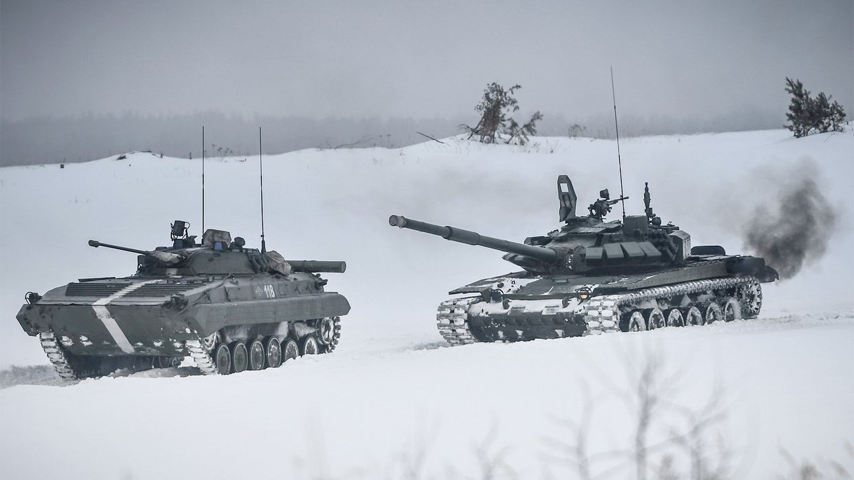 Совместные военные учения Россия- Белоруссия в Нижегородской области
