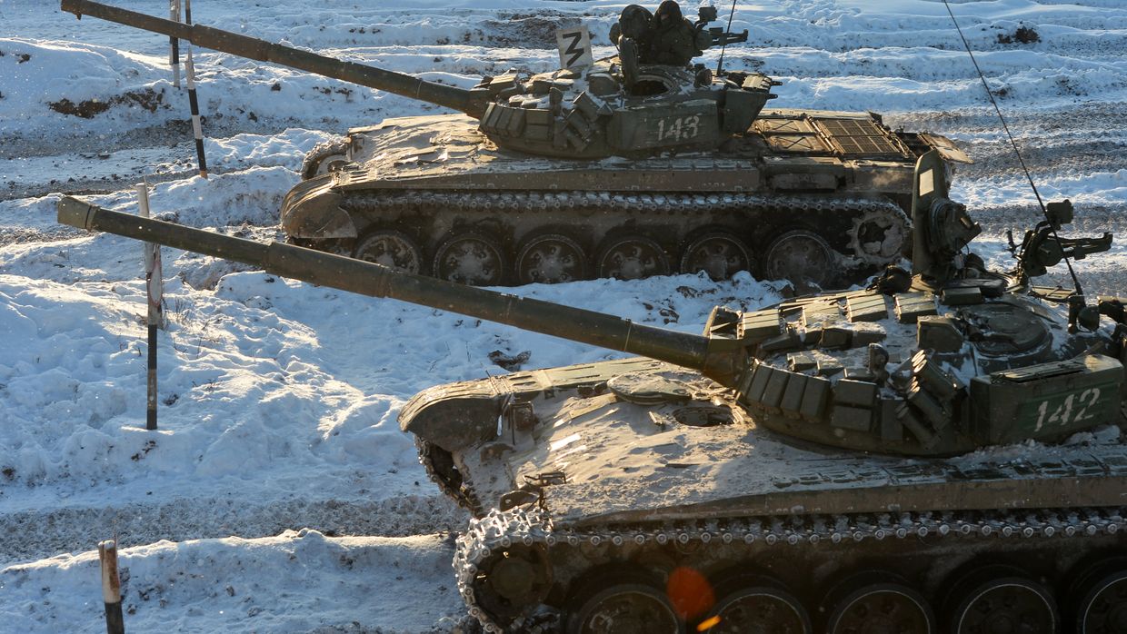 Учения курсантов Казанского военного командного училища