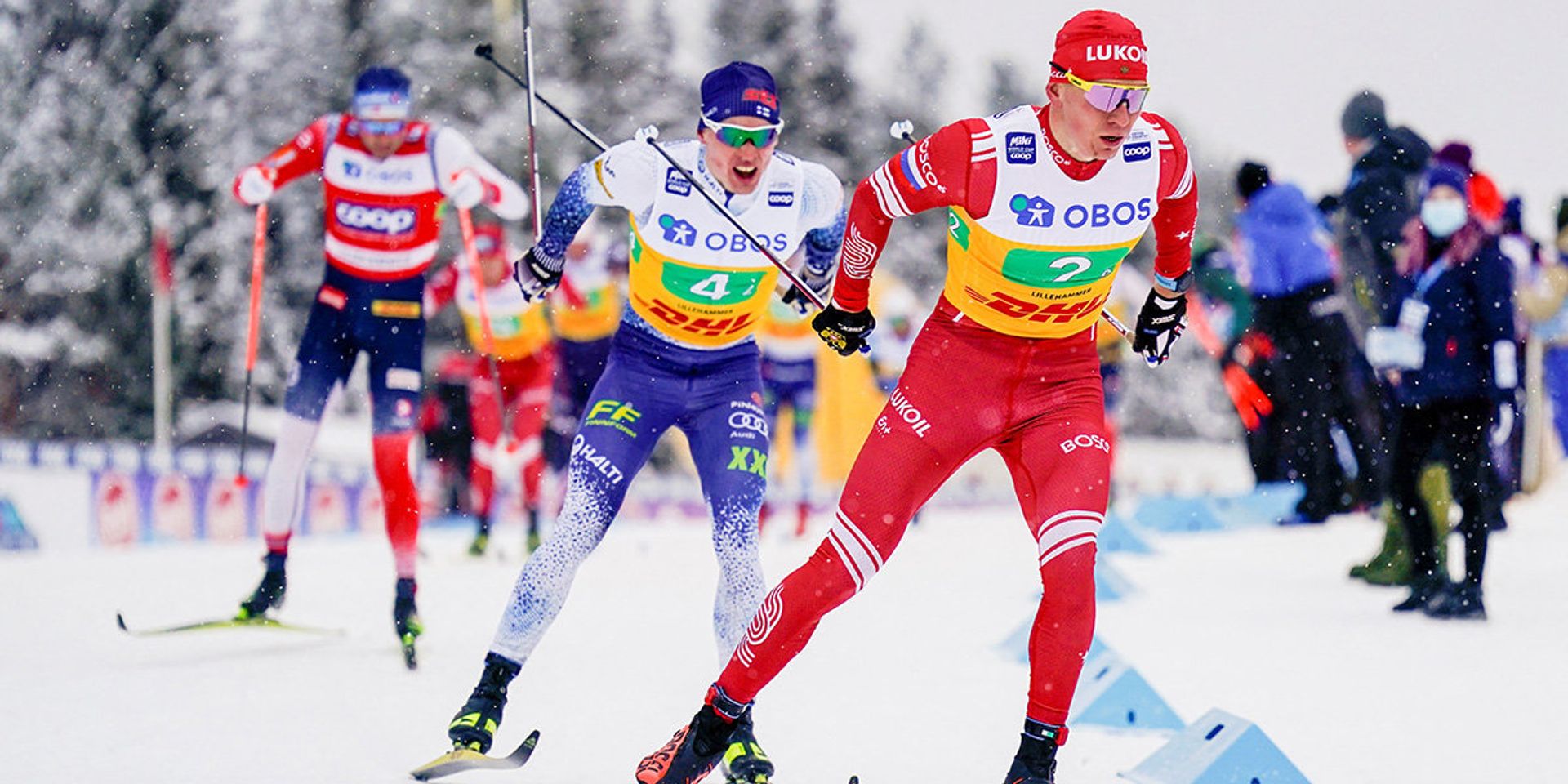 Россиянин Александр Большунов во время Чемпионата мира по лыжным гонкам в Лиллехаммере - ИноСМИ, 1920, 06.12.2021