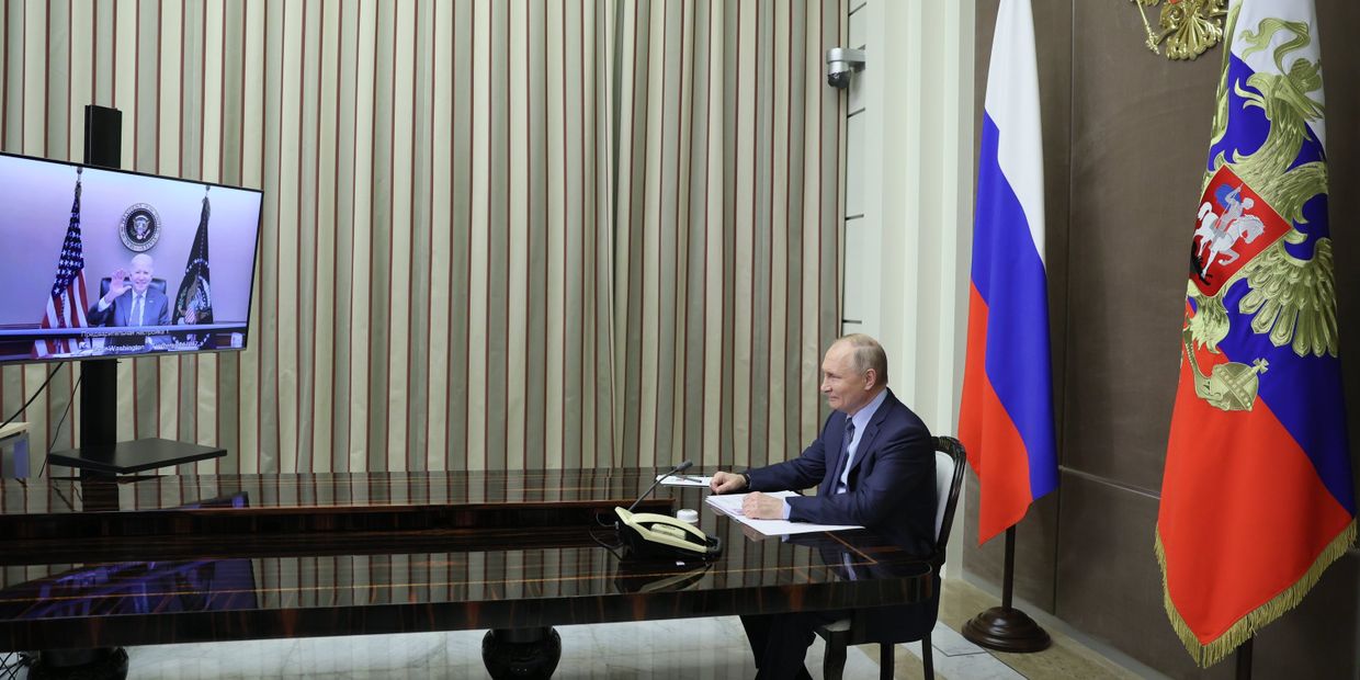 Переговоры президента РФ В. Путина и президента США Джо Байдена
