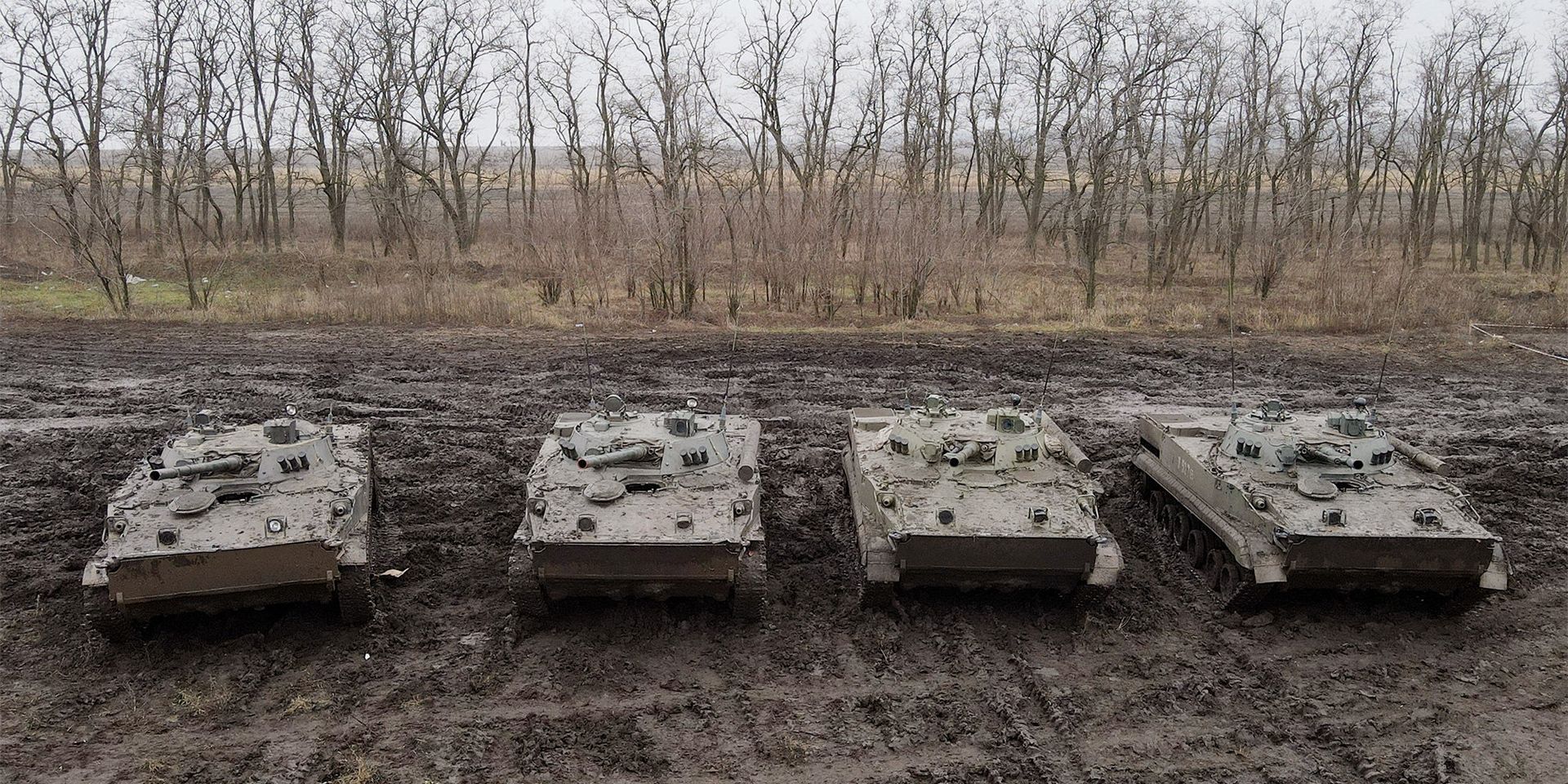 Учения мотострелковых подразделений на полигоне Кадамовский в Ростовской области - ИноСМИ, 1920, 18.12.2021